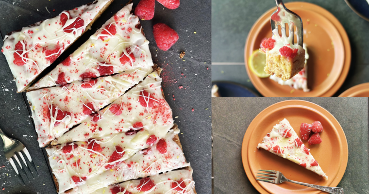 Raspberry Lemonade Blondies