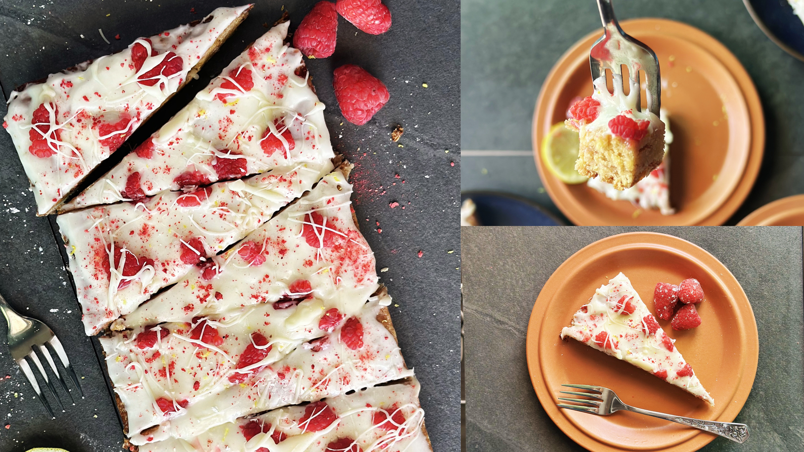Raspberry Lemonade Blondies